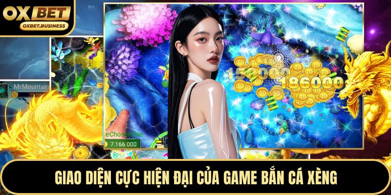 Giao diện cực hiện đại của game bắn cá xèng