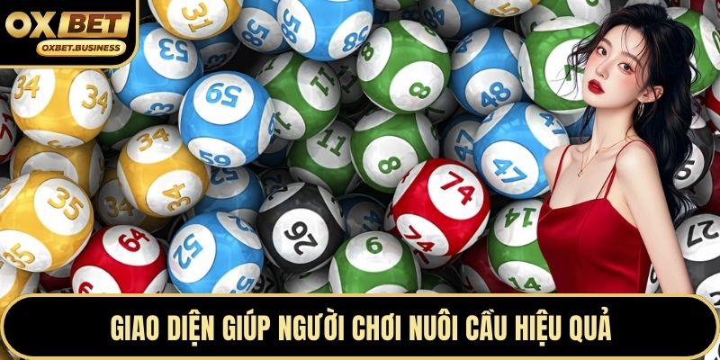 Giao diện giúp người chơi nuôi cầu hiệu quả