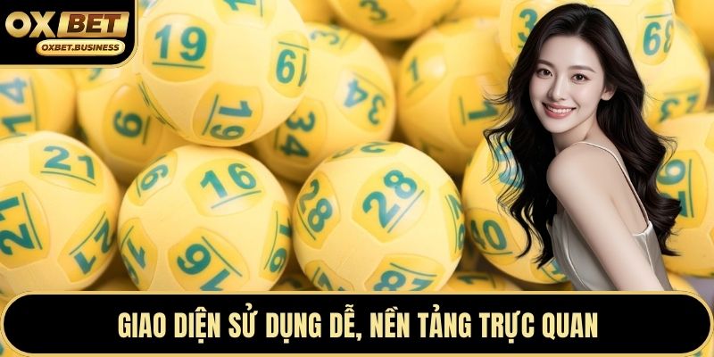 Giao diện sử dụng dễ, nền tảng trực quan
