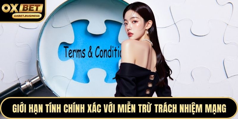 Giới hạn tính chính xác với miễn trừ trách nhiệm mạng
